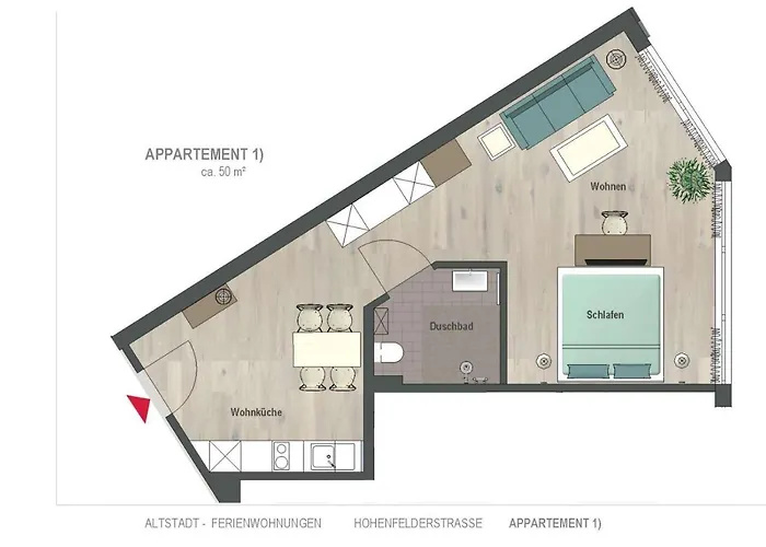 Ferienvermietung: Cozy-Flats Koblenz